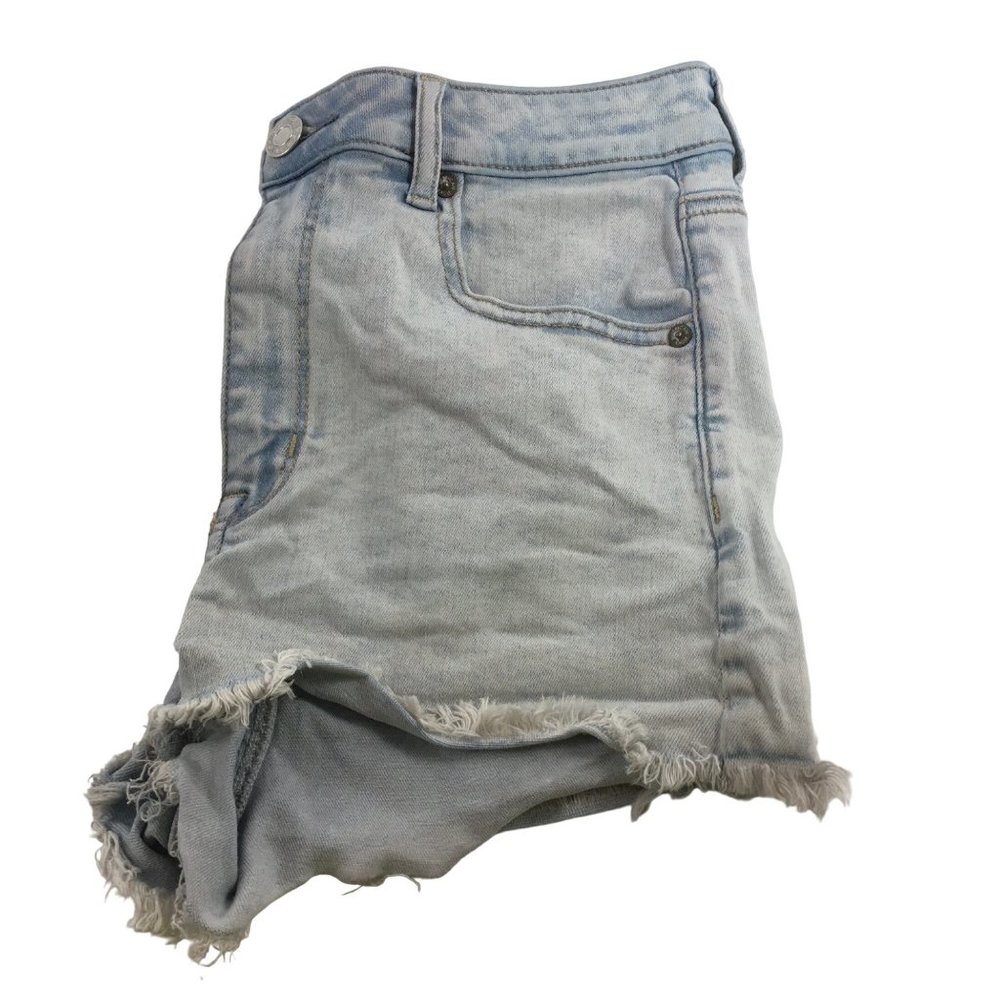 AMERICAN EAGLE NE(X)T LEVEL FLEX LIGHT DENIM SHORTS WOMENS SIZE 8 - Picture 3 of 5